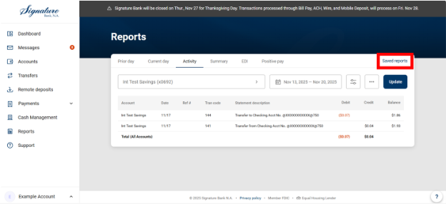 Create On Demand Activity Reports in Modern Platform 5